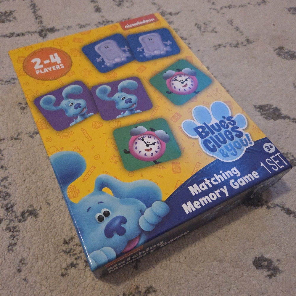 Blues Clues Memory Matching Game